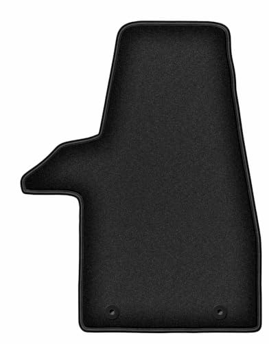 Tapis conducteur VW Transporter T6 noir 2 rangées Durban 2015-2019