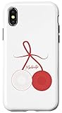 Hülle für iPhone X/XS Martenitsa Rot Weiße Bulgarische Frühjahrs Tradition