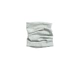 tittimitti 100% Cashmere Knitted Neck Gaiter Neck Warmer Loop Scarf for Men and Women. (Heather Grey)
