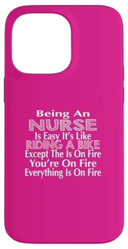 Being a Nurse Like Ride a Bike ���[���A ���p �X�}�z�P�[�X iPhone 14 Pro Max �p