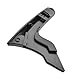 Flydida Verstellbarer Griff Fahrersitzlehne Vorne Links Einstellhebel Sitzhöhe Passend für Focus Mk3 2010-2020 Fiesta Mk6 C-Max Tourneo Connect Autozubehör Teil# 1531242 8A61-A61735-AA 8A61A61735AA