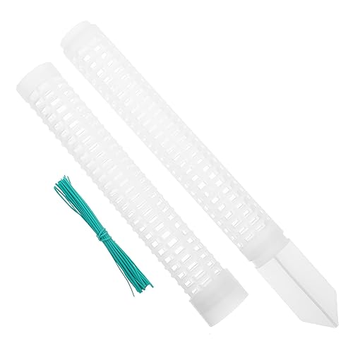 Happyyami 1 Juego Columna de esfagno Enrejado para macetas apoyar vides en Maceta Poste de Musgo para Plantas Monstera Palo de Musgo Soporte de Columna de Vid Mini Poste de Musgo el plastico