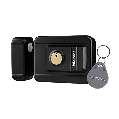 Fechadura Eletrônica com Leitor de Tag RFID FX 3000 MF Preto Inte...
