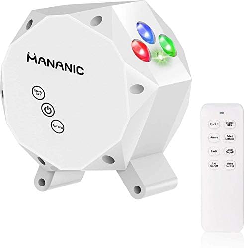 Sky Lite - Galaxy Star Night Light with Remote Control, 3-in-1 LED Nebula Cloud Ocean Wave Galaxy Lamp for Kids & Adults, Bedroom Decor, Party Decoration, Home Theatre Lighting