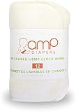 AMP Diapers Reusable Hemp Cloth Wipes (12 Pack)