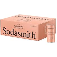 Sodasmith No 05 Dry Ginger Ale, Premium Soft Drink, Sparkling Mixer, All Natural Ingredients, 200ml (case of 24 cans)