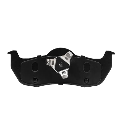 Image of Detroit Axle - Rear Ceramic Brake Pads w /Hardware Kit for 2006 2007 2008 | 2009 2010 Commander