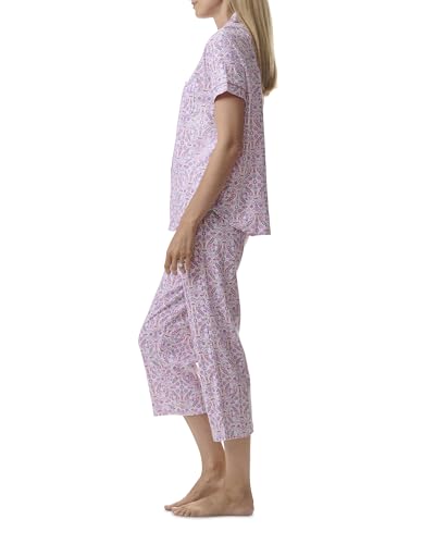 Image of Karen Neuburger Women's Short Sleeve Girlfriend Capri Pajama Set