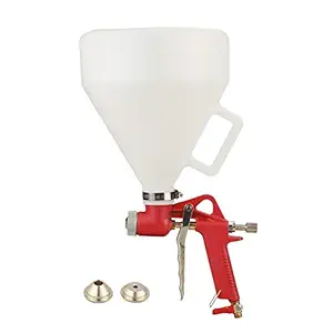 Hopper Spray Gun, 6L BSP1/4 Air Hopper Painting Sprayer + 4mm//6mm/8mm Nozzle Render Plaster Painting for Ceiling Wall Texture Drywall