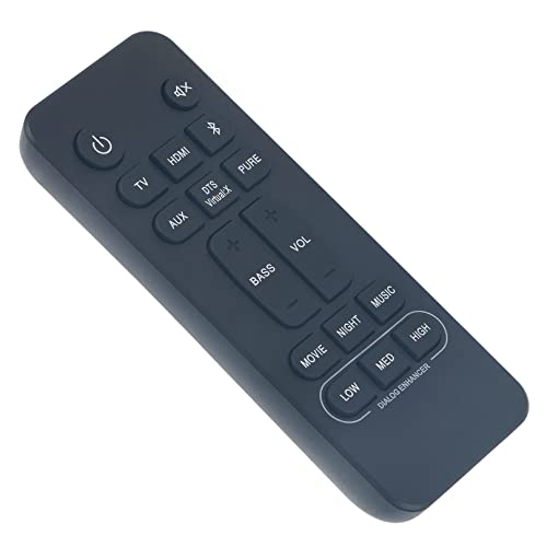Télécommande RC-1236 de remplacement pour barre de son Denon DHT-S216 - 6