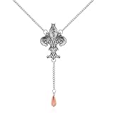The Originals Vampire Diaries Always And Forever Charm Necklace Fleur De Lis Long Necklace For Women Girls Pendant Jewelry