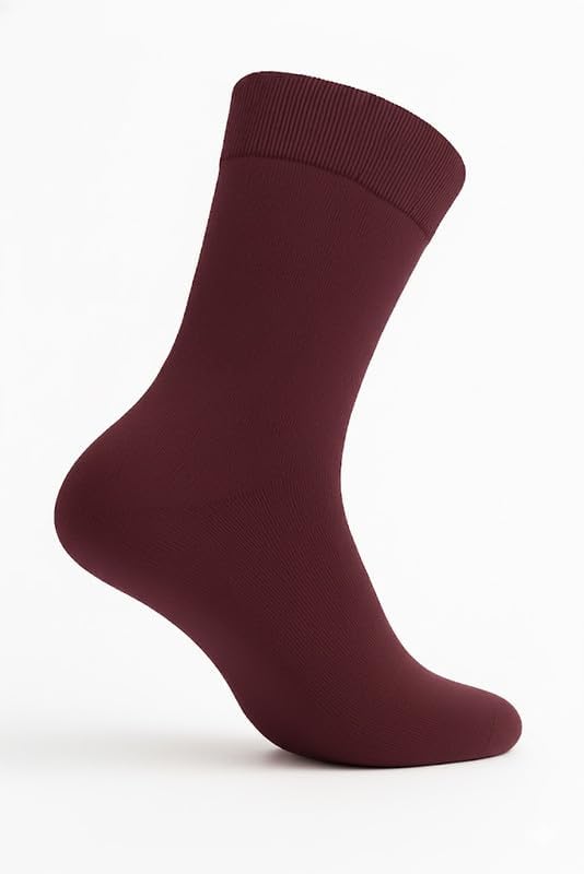 Image of Wens Plain Dark Socks for Girls, Boys, Kids & Men of All Ages (Pack of 3) | Heavy Elastic, Streachable & Comfortable Fit