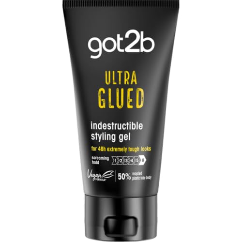 Got2b Ultra Glued Invincible Styling Gel, 6 Ounce