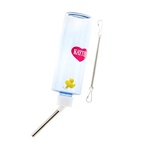 Botella de agua Kaytee transparente de 8 oz con control de nivel constante 5