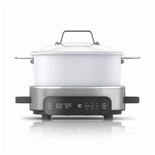 PossibleCooker PRO Multi-Cooker, 8-in-1 Slow Cooker and Dutch Oven, 6.5-Quart,