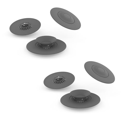 Tapones de Drenaje de Silicona para Bañera 2 Pack