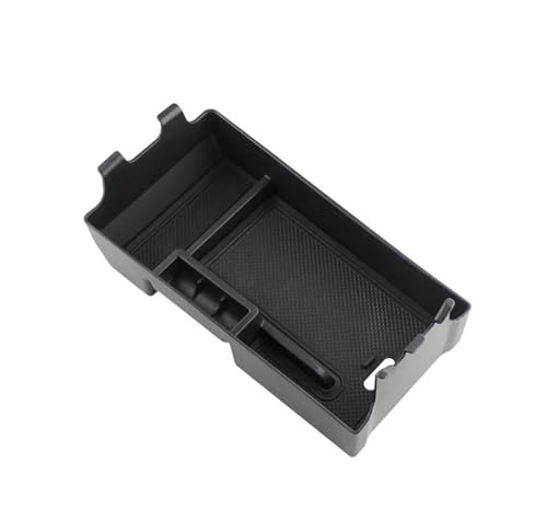 for Benz for E Class 2016-2019 Car Center Console Armrest Storage Box Tray Interior Tidying Container Accessories(Rubber pad)