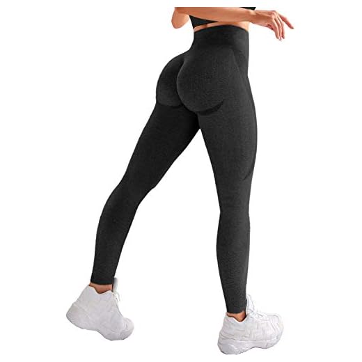 COMFREE Leggings Mujer Mallas Deportivos Leggins Push Up Leguins Pantalones Yoga Legins Deporte Fitness Pantalón Cintura Alta Control de Barriga EláSticos Negro S