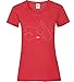 T-shirt Lady-Fit pour scooter - Pour femme, rouge, L