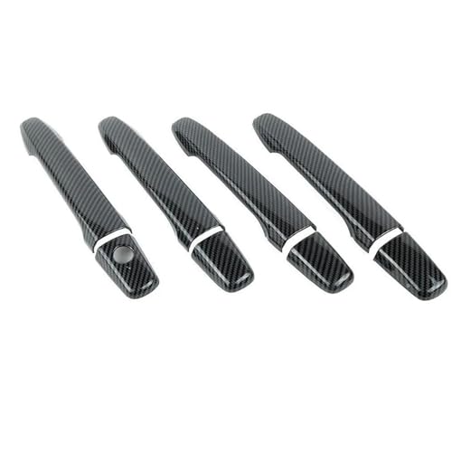 Moulure de poignée extérieure pour Mitsubishi Lancer Evolution X en finition carbone premium