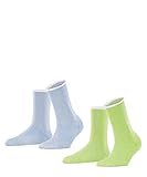 Blickdichte, gemusterte Baumwollsocken im Doppelpack zur Arbeit, für den Alltag oder für die Freizeit; Sommersocken im Mehrfachpack drücken nicht durch flache Naht an den Zehen; idealer Artikel für den Sommer, Frühling und Herbst; Geringelte Halbsocken für Frauen, Mädchen und Teenager perfekt als Geschenk zu Weihnachten, Ostern, Muttertag oder Geburtstag