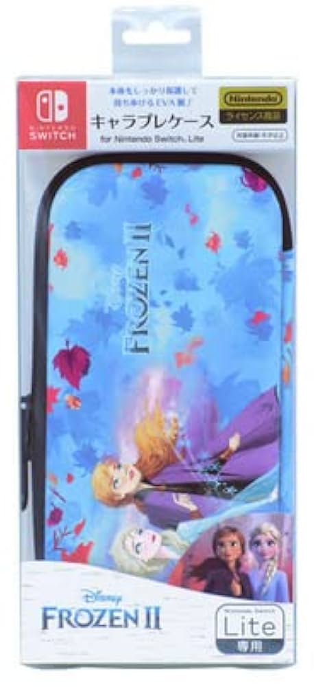 Nintendo Switch - 任天堂Switchlight グレー とアナ雪IIのケース Amazon.co.jp: キャラプレケース for Nintendo switch Lite アナ
