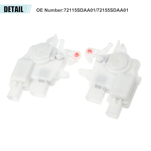Image of ACROPIX Front Rear Left Right Door Latch Actuator Door Lock Central Lock Actuator White Fit for Honda Accord 2003-2007 No.72115SDAA01 /72155SDAA01 - Pack of 4