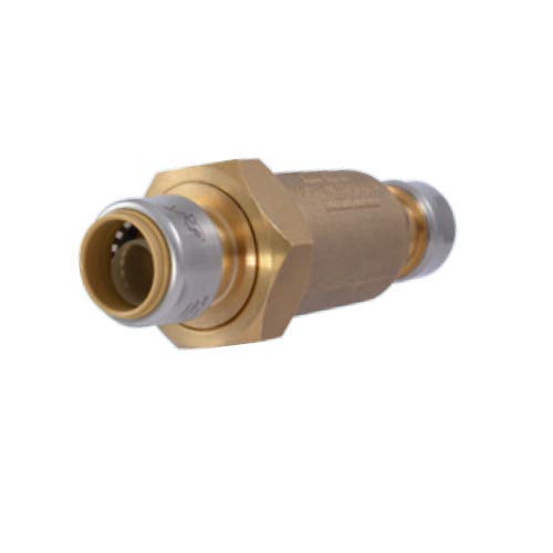 Cash Acme1 Inch BF1 Dual Check Valve, SharkBite Connections, BF10101SB