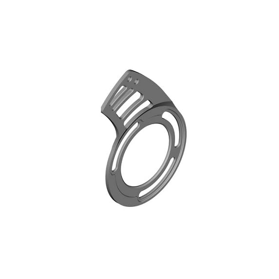 Shimano SM-CDE70 plaque de fixation noire 36 dents pour transmission de VAE