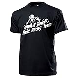 motore kart 125 rotax  Kart Racing Team Gokart Kartsport Karting Motor Sport rennfahrer manschaft Race Sport – T shirt # 15928 nero X-Large