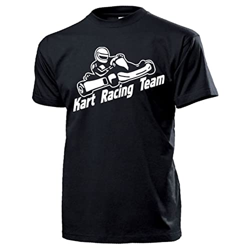 T-shirt karting de course noir Medium, le cadeau parfait pour pilote de gokart