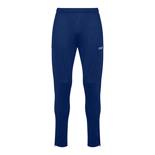 Image of Mitre Junior Edge Track Pant | Football Training Kit | Performance Tracksuit Bottoms, Navy, Large Youth