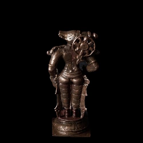Image of Copper Idols India,6 inches, Handmade Copper 3.6 inch, 220 Grams, Patina Antique Finish, Pack of 1 Piece