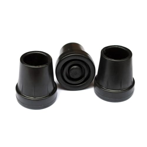 NOLITOY 10pcs Walking Cane Tips Cane Tips Cane Tip Protector Black Crutch Tips