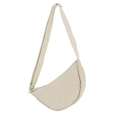 UERRUAM Crescent Bag Sling Bag for Women Nylon Quilted Crossbody Bag Trendy Small Purse Lightweight Waterproof Puffer Bag Cover