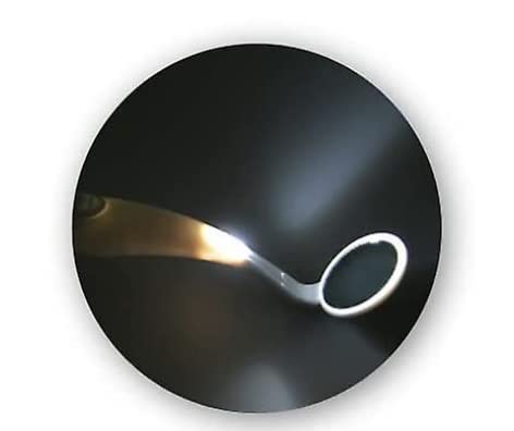 Vellichor Professioneller Zahnarzt-Spiegel mit Licht für orale Zähne, selbstzahnärztliche Inspektion | Überprüfen Sie Hohlräume, Plaque und Schäden an Ihrem Zahn, mit Tragetasche, extra helle LED – Bild 7