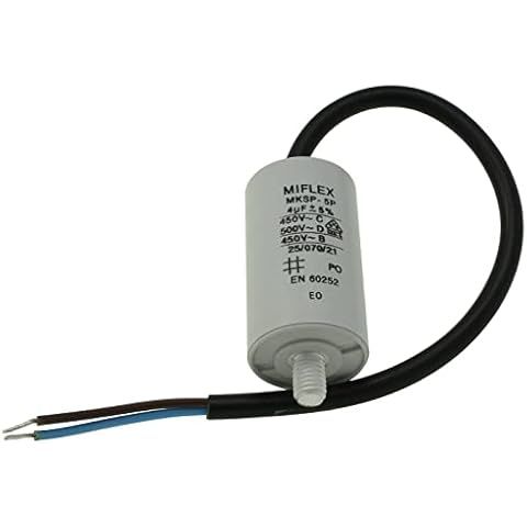 Start-up capacitor engine capacitor 4μF 450V 25x51 mm line Miflex; 4uF Cover