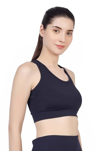 Image of Sports Bra for Women | Non-Padded High Support Gym, Yoga & Running Bra | Seamless Sweat-Wicking Polyester Workout Bra