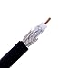 NAC Wire and Cables 100 Ft RG6 Coaxial Cable Approved 3 GHz Solid Copper Center Conductor Satellite Signal Video Distribution Swept in-Wall, SBCA Compliant