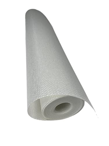 Glasfasertapete Glasfasergewebe Doppelkette grob Glasgewebe Tapete Gewebe 25m² Cover