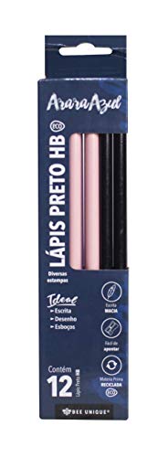 Lápis Preto Hb Eco Redondo - Cx 12Un Material: Resina 4 Estampas C/Cores Sortidas