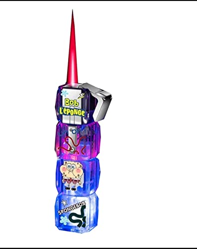 XOTAK Butan-Fackelfeuerzeug, Winddicht, wasserdicht, nachfüllbar, Flammenfeuerzeug mit Regler, Herrengeschenk (Gas Nicht im Lieferumfang enthalten) (Color : D)