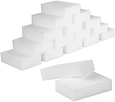 STARVAST Magic Cleaning Sponge, Pack of 50 Magic Eraser Sponges Melamine Foam Cleaning Pad - Eraser Sponge for All Surface  Bathroom, Kitchen, Floor, Baseboard, Wall Cleaner (Chemical Free)