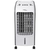Tecnologia Avanzata e Sicura: Prodotto conforme agli standard IEC e EN per prestazioni e sicurezza. Rumorosità contenuta per non disturbare il relax. Nessun gas freon, solo evaporazione acqua/ghiaccio per un fresco naturale e gradevole.