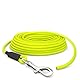 10m Schleppleine Hunde, Wasserfeste Hundeleine Rundleine ohne Schlaufe, Sichere Freilauf-Trainingsleine Neon-Gelb, bis 35kg