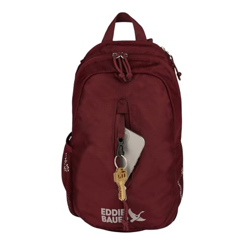 Image of Eddie Bauer Stowaway Packable Sling Bag | Travel | Outdoor | Lightweight | Compact | Ripstop Nylon, Black Cherry-10L