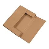 Tape Logic TLM1291 Easy-Fold Mailers, 12 1/8' x 9 1/8' x 1', White (Pack of 50)