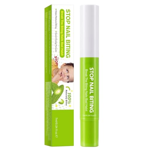 Smalto Anti Morso Unghie - Penna Trattamento Cuticole 7ml Con Sapore Amaro | Salute Naturale Per Smettere Di Mangiarsi Le Dita - Cura Anti-Onicofagia Per Bambini E Adulti
