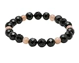 天然石 サンストーン×オニキス ブレスレット パワーストーン 数珠 健康 厄除け 天然石 サンストーン×オニキス ブレスレット パワーストーン 数珠 健康 厄除け