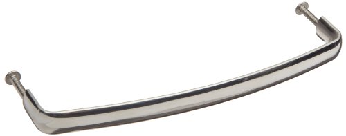 Image of Sugatsune KC-R 316 Stainless Steel Pull Handle, Mirror Finish, Threaded Holes, Oval Grip, 4 inch Center To Center, 1-3 /16 inch Projection (Pack of 1)